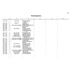 Ersatzteilliste Deutz-Dieselschlepper D4005, onderdelen lijst