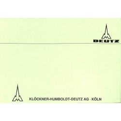 Ersatzteilliste Deutz-Dieselschlepper D4005, onderdelen lijst