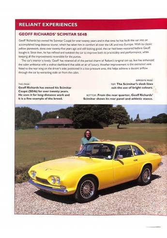 Reliant Sabre, Scimitar and SS1