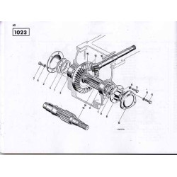 Ersatzteilliste Deutz-Dieselschlepper D5005, onderdelen lijst