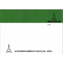 Ersatzteilliste Deutz-Dieselschlepper D5005, onderdelen lijst