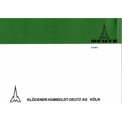 Ersatzteilliste Deutz-Dieselschlepper D5505, onderdelen lijst