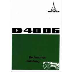 D64 - Bedienungsanleitung Deutz D4006