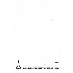 Bedienungsanleitung Deutz D2506, gebruiksaanwijzing