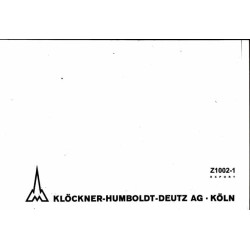 Ersatzteilliste Deutz D5006, onderdelenlijst