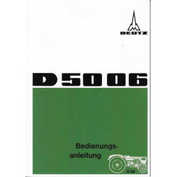 Bedienungsanleitung Deutz D5006, gebruiksaanwijzing