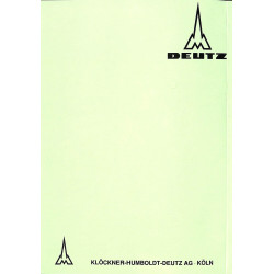 Bedienungsanleitung Deutz-Dieselschlepper D3005, gebruiksaanwijzing