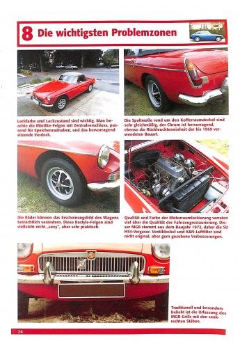 MGB Roadster & GT-  Alle Modelle von 1962 - 1980