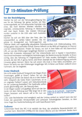 MGA Alle Modelle von 1955 bis 1962 MGA Alle Modelle von 1955 bis 1962