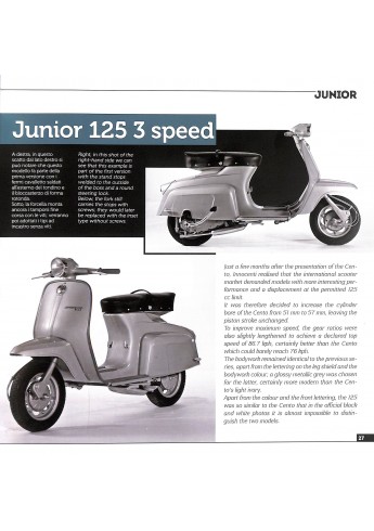LAMBRETTA JUNIOR - 50, 100, 125. Storia Modelli e documenti/History, models and documents