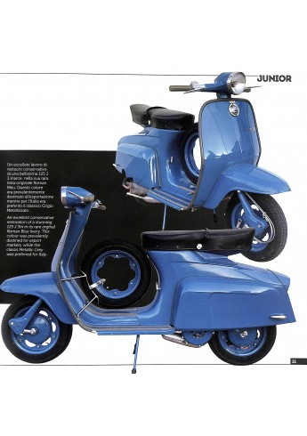 LAMBRETTA JUNIOR - 50, 100, 125. Storia Modelli e documenti/History, models and documents