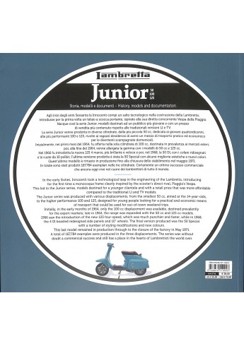 LAMBRETTA JUNIOR - 50, 100, 125. Storia Modelli e documenti/History, models and documents