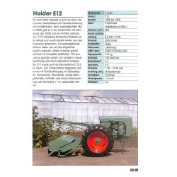 Typenkompass Holder Einachsschlepper und Traktoren seit 1930