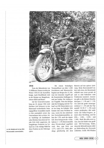 NSU Motorräder 1900-1945