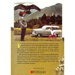50 Jahre opel Olympia Rekord Baujahre 1953-1957