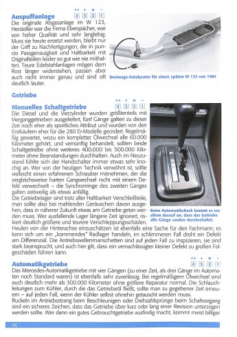 Mercedes Benz W 123  Praxisratgeber Klassikerkauf