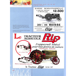 Tracteurs oubliés de nos campagnes 1919-1924