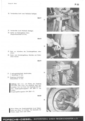 P02 - Reparaturhandbuch Porsche-Diesel