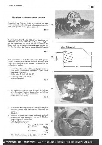 P02 - Reparaturhandbuch Porsche-Diesel