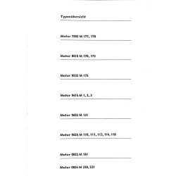 MAN Traktoren Technische Daten für M-Motoren