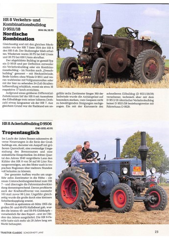 Lanz Traktor Classic Special