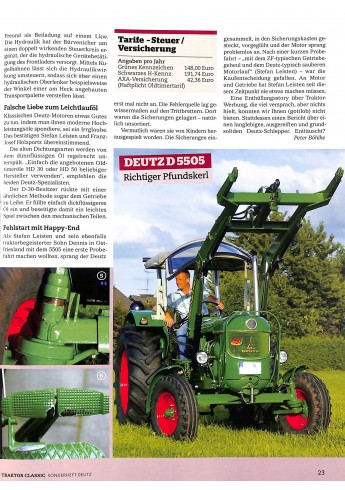 Deutz Traktor Classic Special