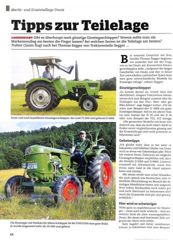 Deutz Traktor Classic Special