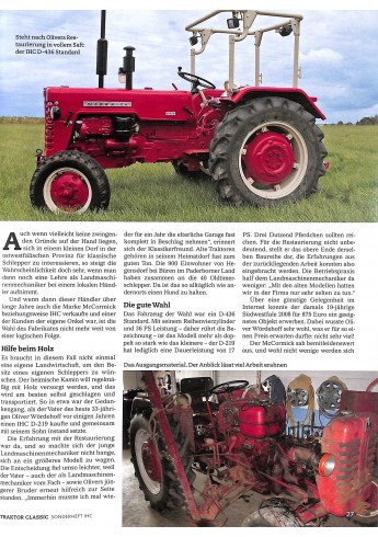 IHC-Traktoren - Meilensteine der International Harvester Company