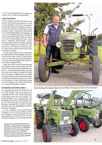 Fendt Traktor Classic Spezial