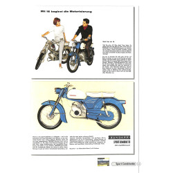 Zündapp Prospekte Moped, Mokick, Kleinkraftrad & Leichtkraftrad 1953-84