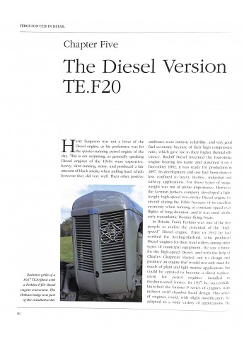 Ferguson TE20 In Detail