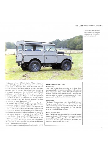 Fabrieksoriginele Land Rover Series I 86-, 88-, 107- en 109-inch modellen