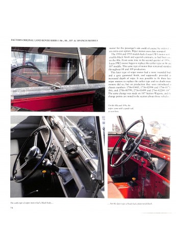 Fabrieksoriginele Land Rover Series I 86-, 88-, 107- en 109-inch modellen