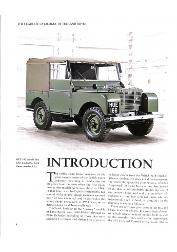 De complete catalogus van de Land Rover
