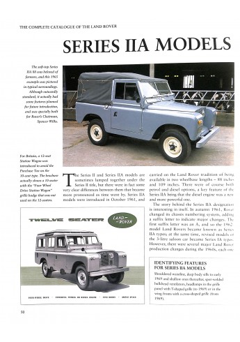 De complete catalogus van de Land Rover