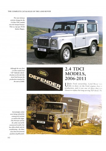 De complete catalogus van de Land Rover