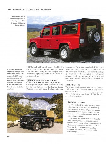 De complete catalogus van de Land Rover