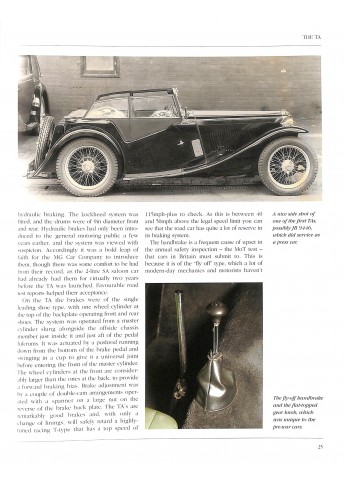 MG T-serie in detail