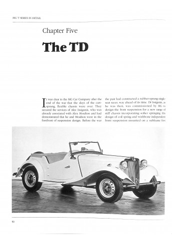 MG T-serie in detail