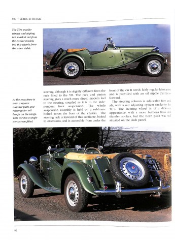 MG T-serie in detail