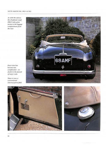 Aston Martin DB2, DB2/4 en DB3 in detail