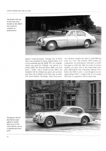 Aston Martin DB2, DB2/4 en DB3 in detail