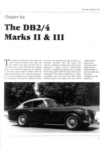 Aston Martin DB2, DB2/4 en DB3 in detail