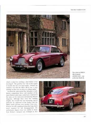 Aston Martin DB2, DB2/4 en DB3 in detail