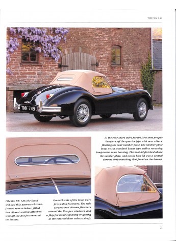 Jaguar XK140/150 in detail