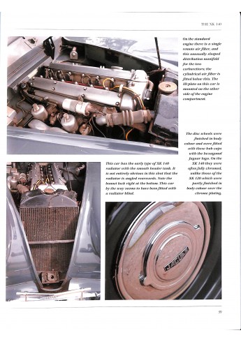 Jaguar XK140/150 in detail