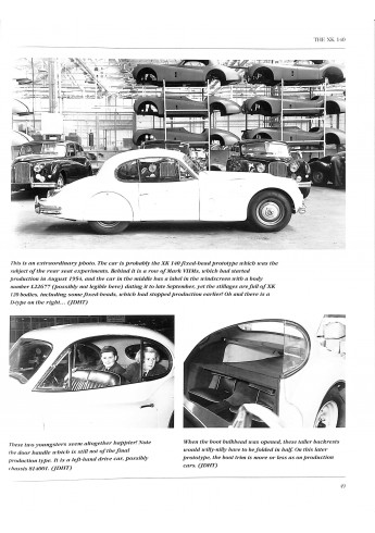 Jaguar XK140/150 in detail