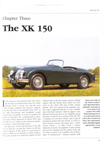 Jaguar XK140/150 in detail