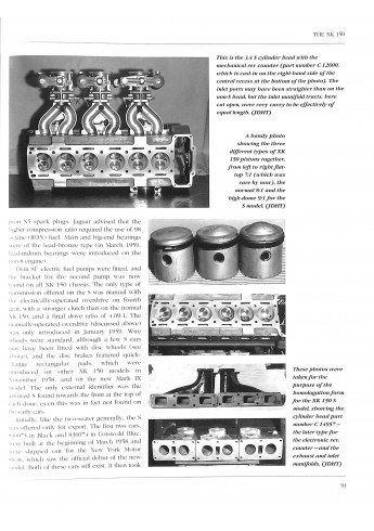 Jaguar XK140/150 in detail