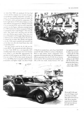 Jaguar XK120 in detail
